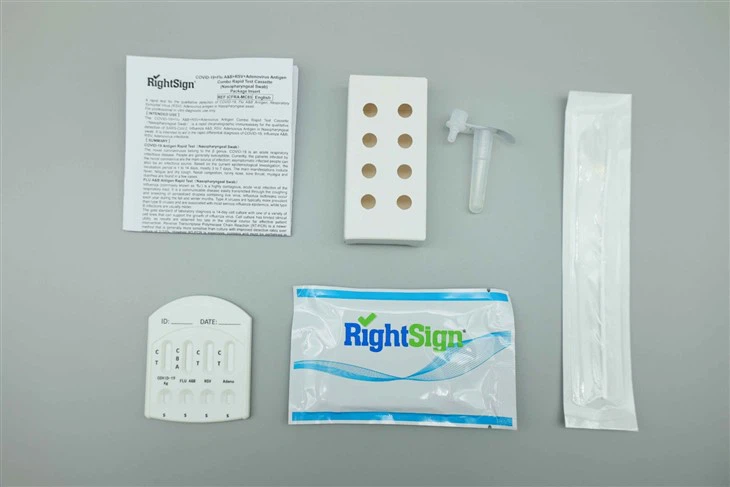 COVID-19+Flu A&B+RSV+Adenovirus Antigen Combo Rapid Test